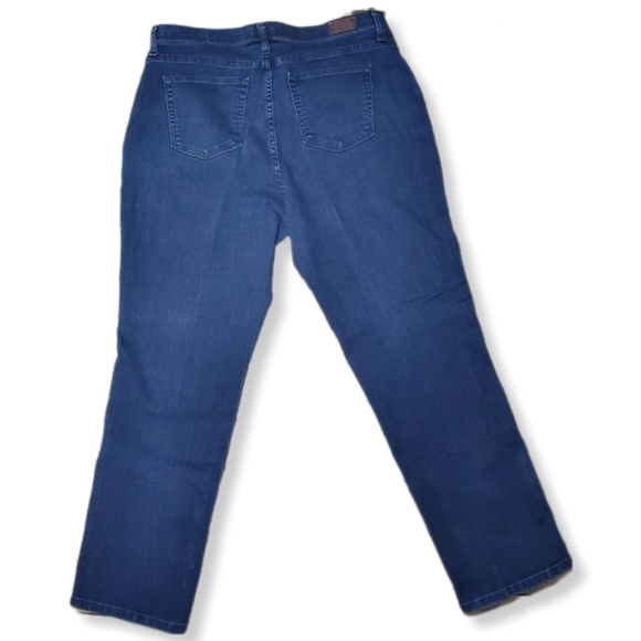 Lee Jeans Stretch Straight Leg medium-dark wash Women's 18W W-524 - Picture 4 of 7